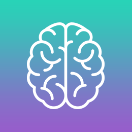 Icon showing the two hemispheres of the brain